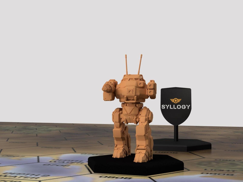 Urbanmech IIC "Abbadon" | Special Variant by Syllogy | American Mecha | Compatible with BT and other 6mm Tabletop Wargames