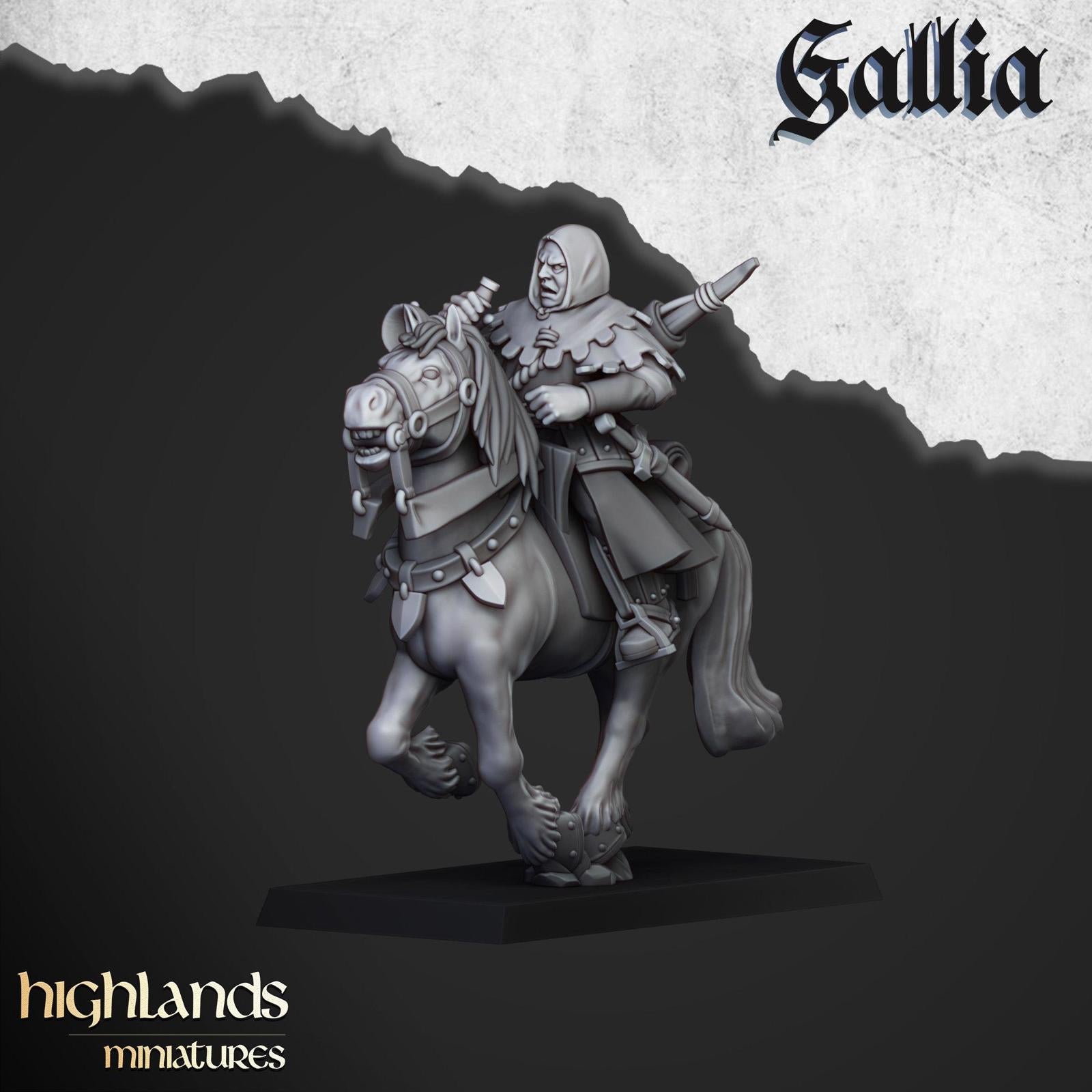 Gallia Mounted Men at Arms | Highlands Miniatures