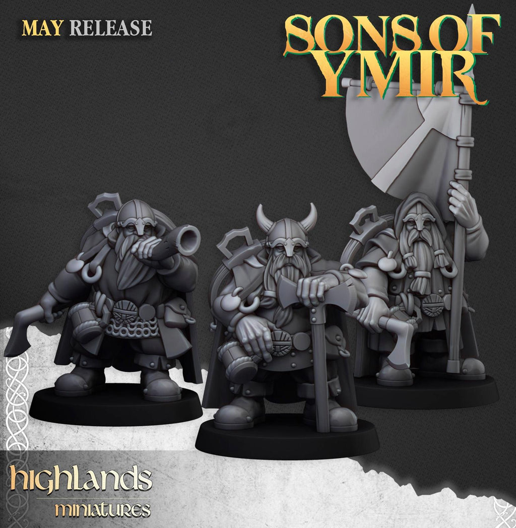 Dwarf Rangers - Highlands miniatures