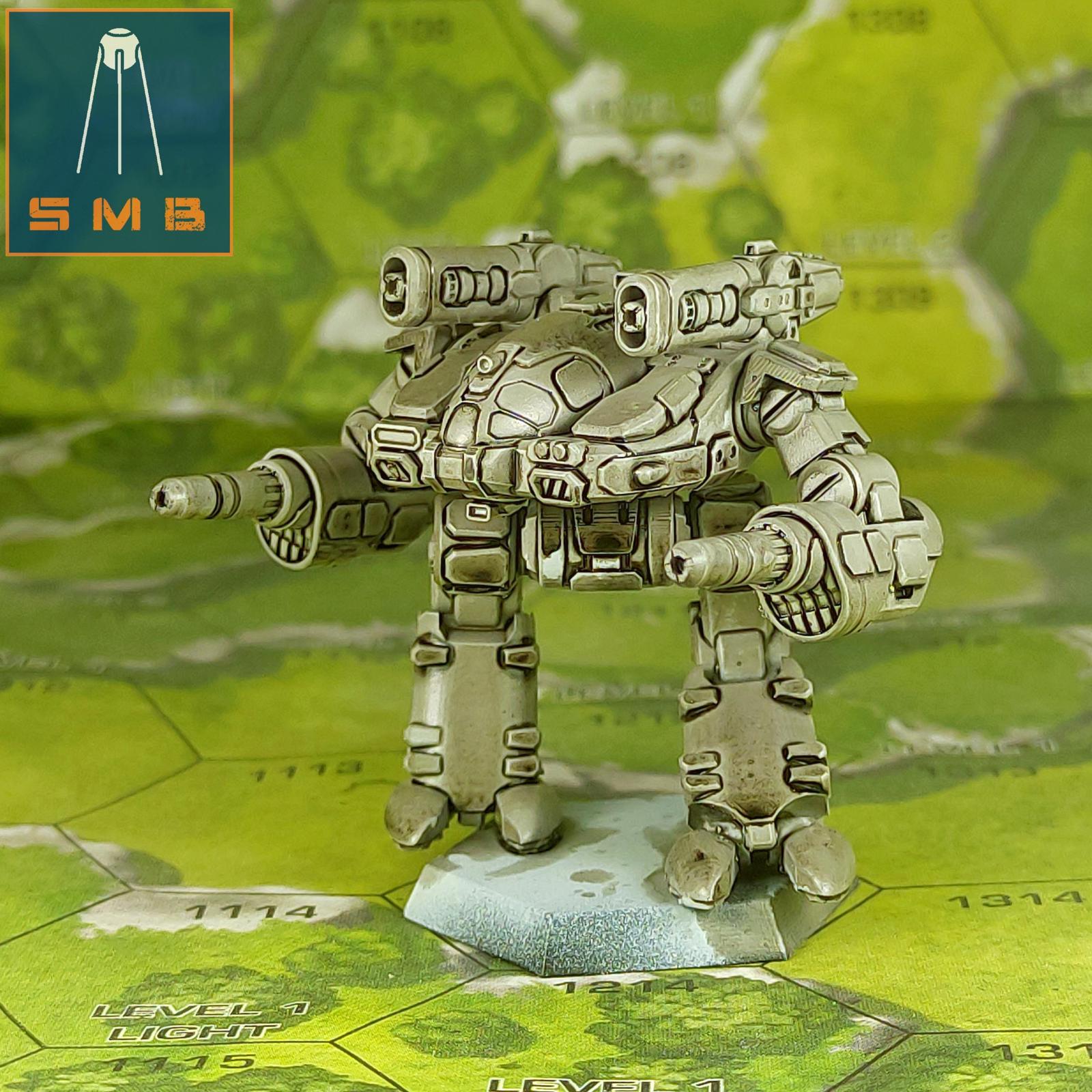 Stone Rhino (Behemoth) | Sir Mortimer Bombito | American Mecha | Compatible with BT and other 6mm Tabletop Wargames