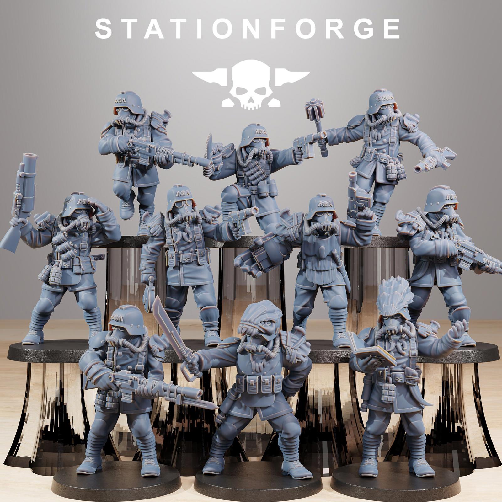 Grim Guard Xenarid Hunters - set of 10