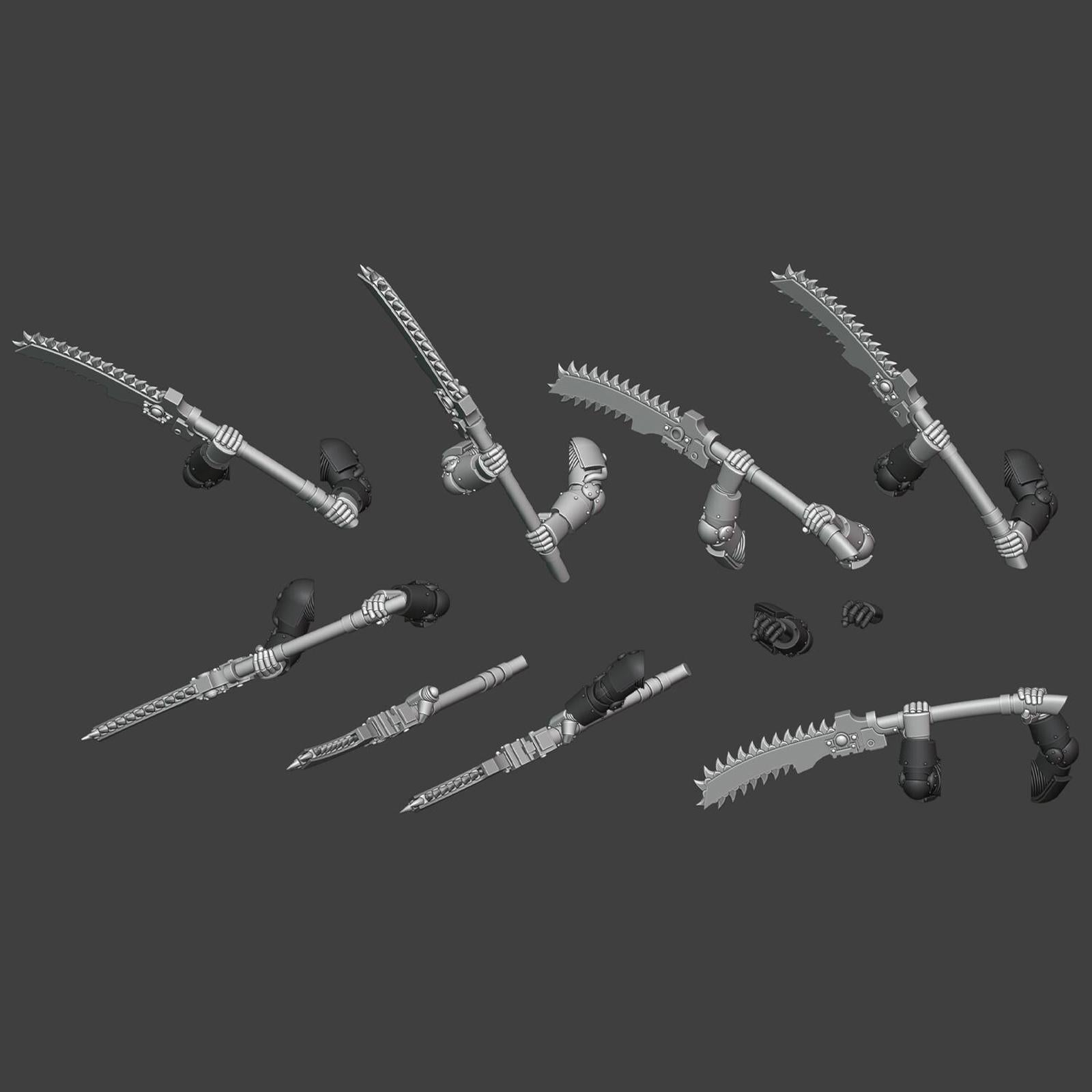 Gen 2/6 - Chain Glaive Arms add on