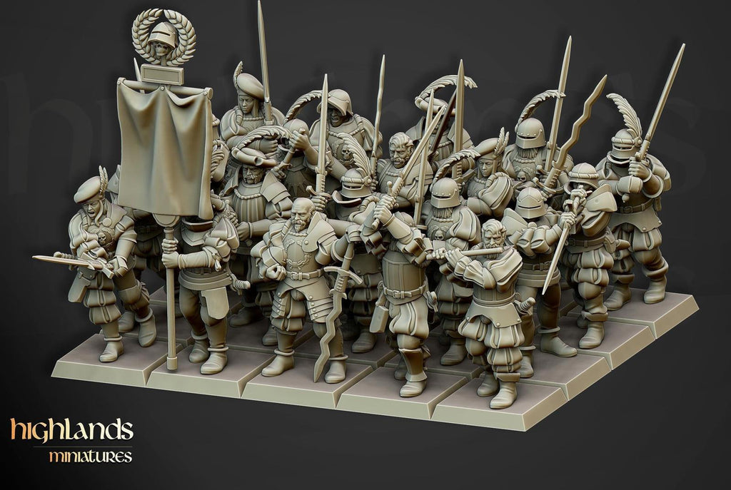Highlands miniatures Landsknechts of Soltau (Old Greatswords)