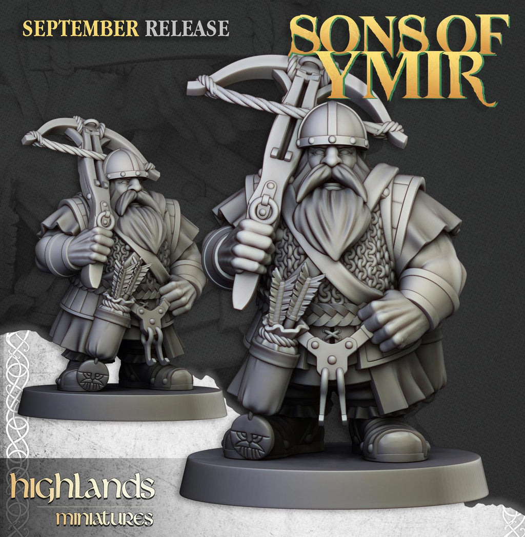 Dwarf Crossbowmen - Highlands Miniatures