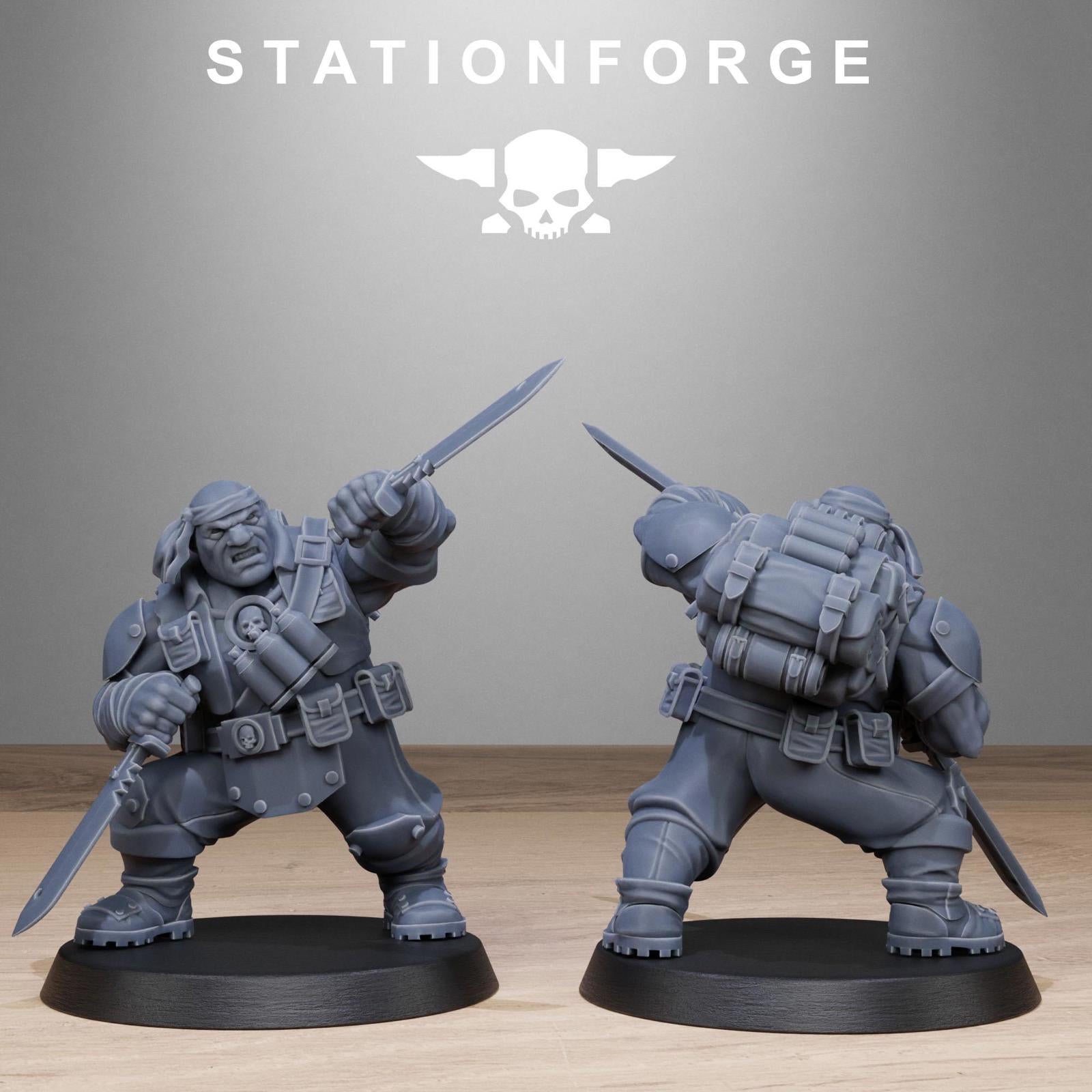 Grim Guard Jungle Fighter Mutants - set of 10