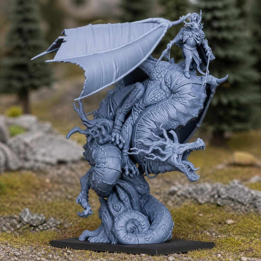 Feral Elf Prince on Forest Dragon