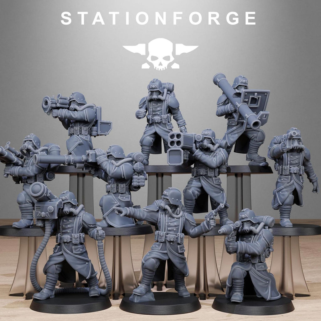 Grim Guard Rocketeers - set of 10