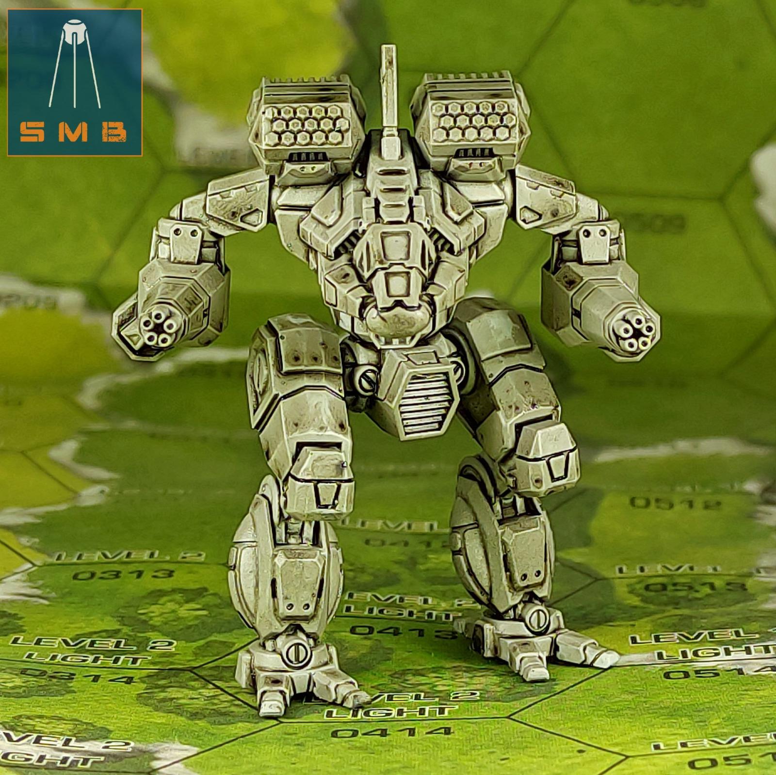 Alpha Wolf - Multiple Variants | Sir Mortimer Bombito | American Mecha | Compatible with BT and other 6mm Tabletop Wargames