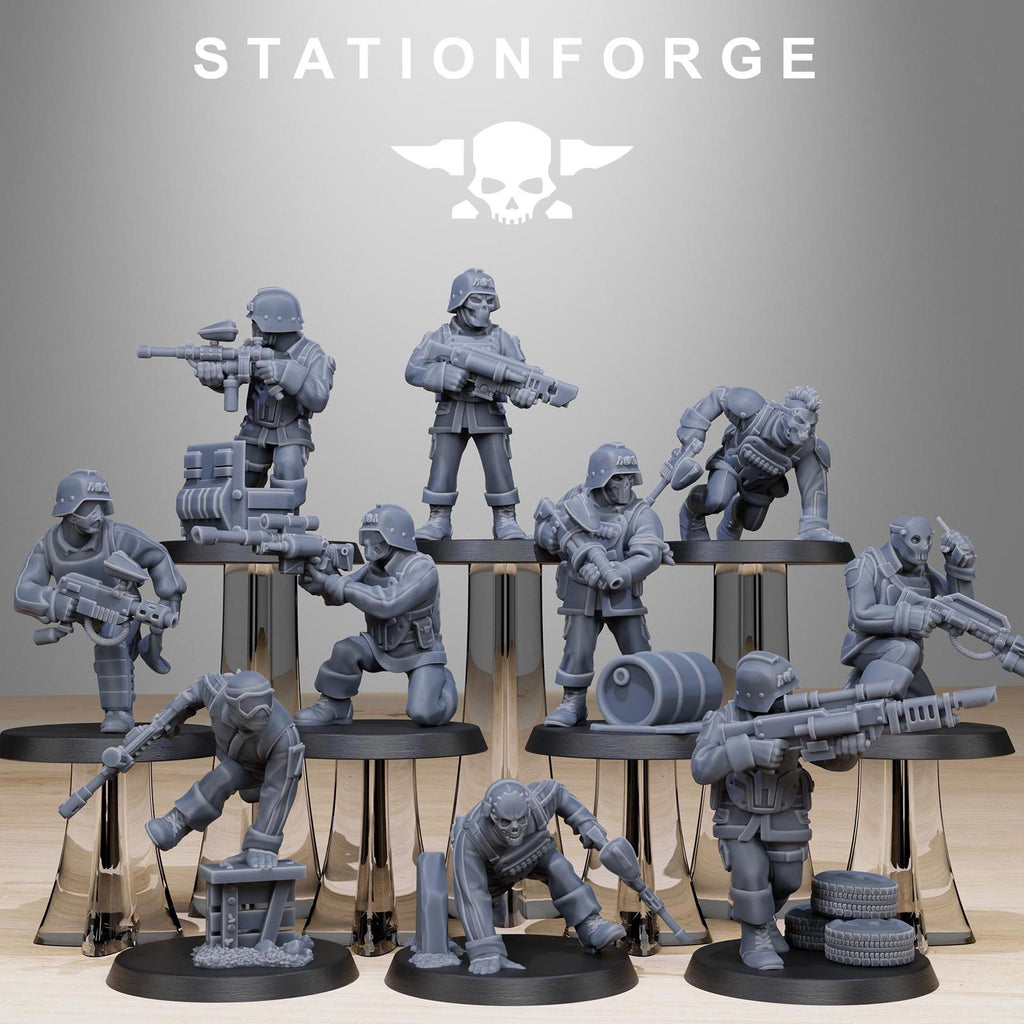 Grim Guard Paintball Squad - set of 10
