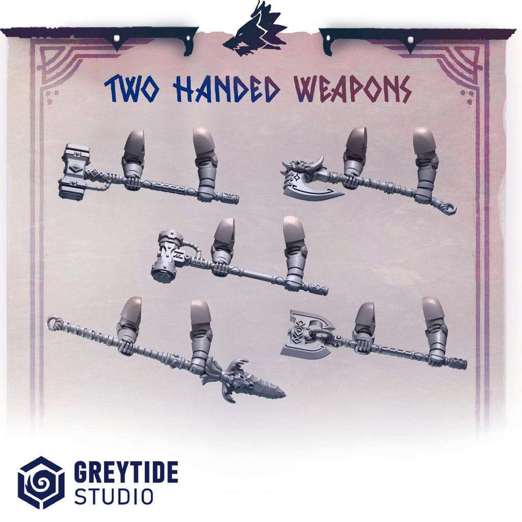 Primal Hounds - two handed weapons
