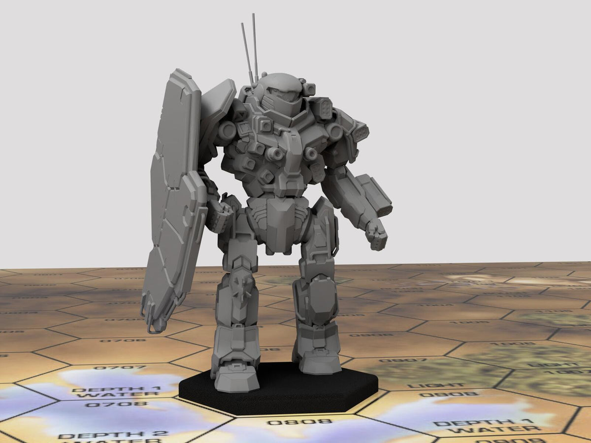 Black Knight BL-X-KNT-2 Red Reaper II  | Special Variant by Syllogy | Compatible with American Mecha and other tabletop games