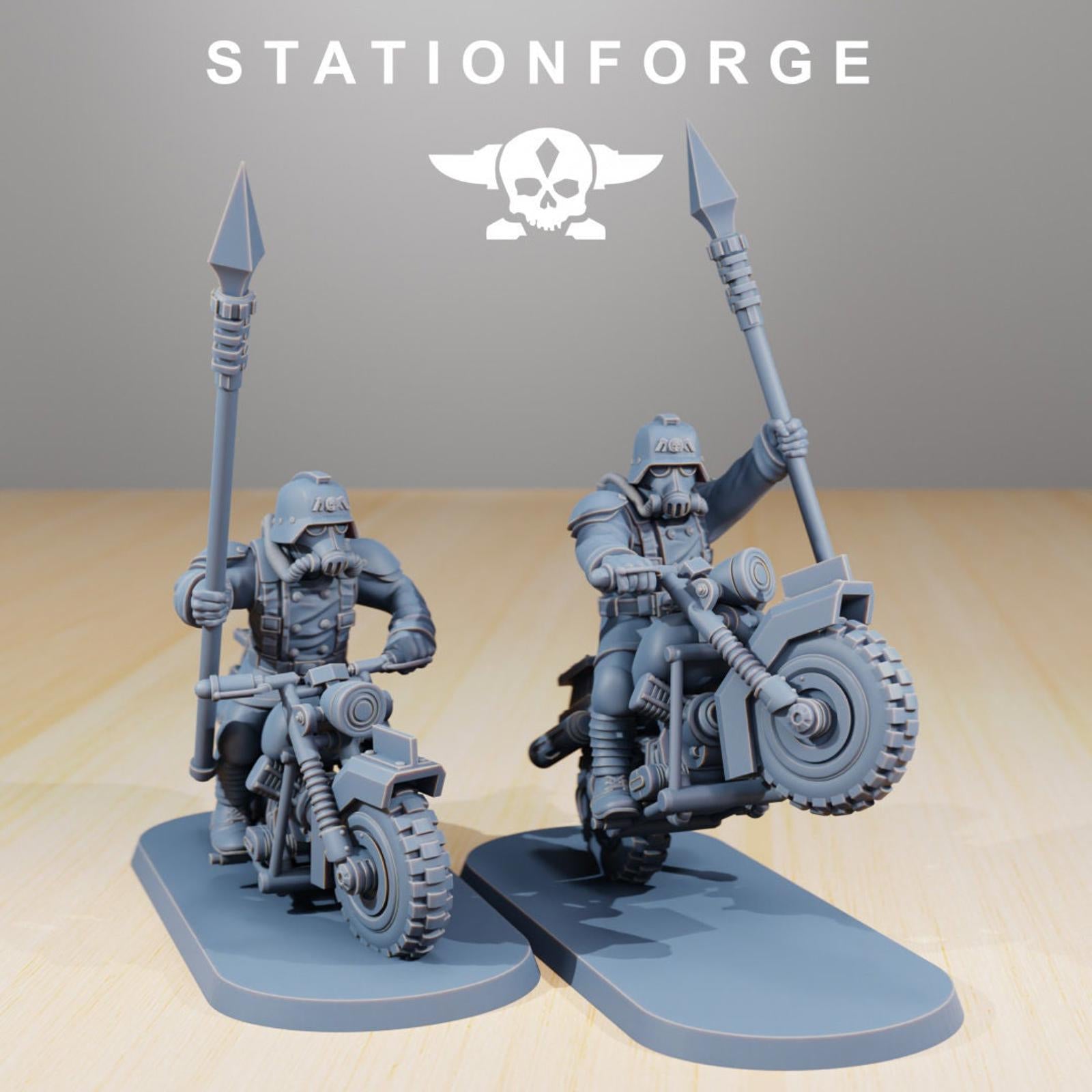 Grim Bikers - set of 10