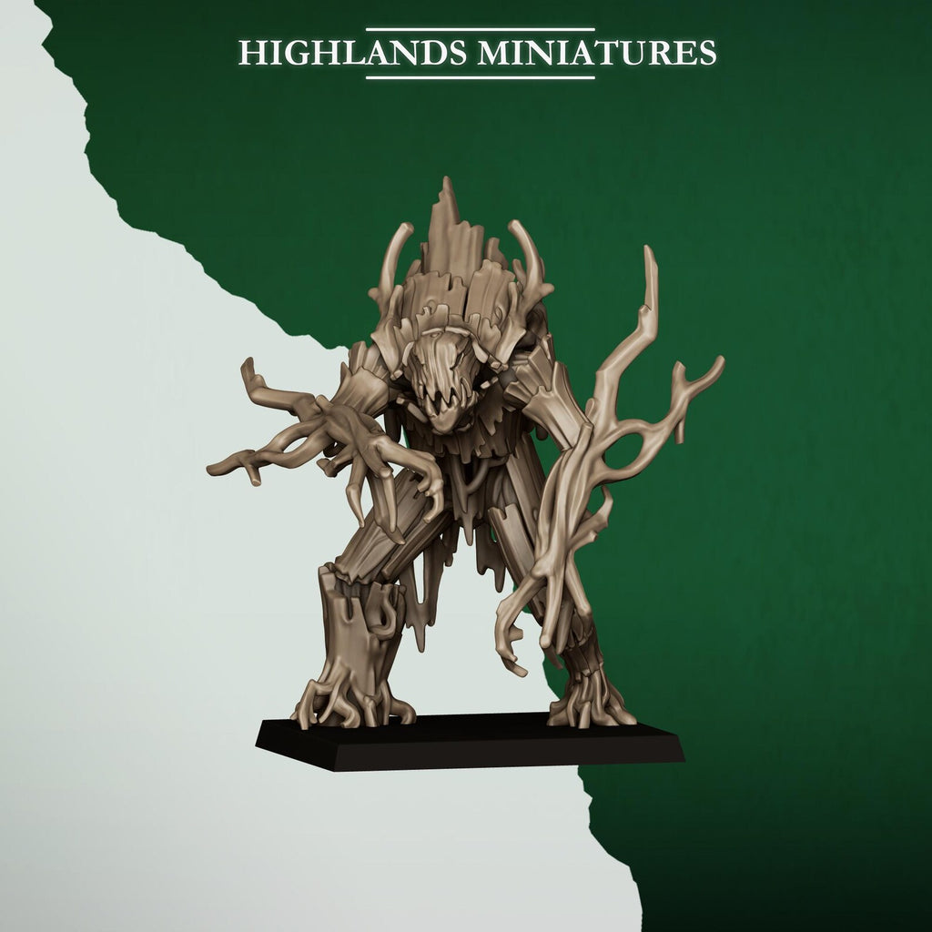 Forest Golem Unit - Call of the Wild Ferral Elves - Highland Miniatures