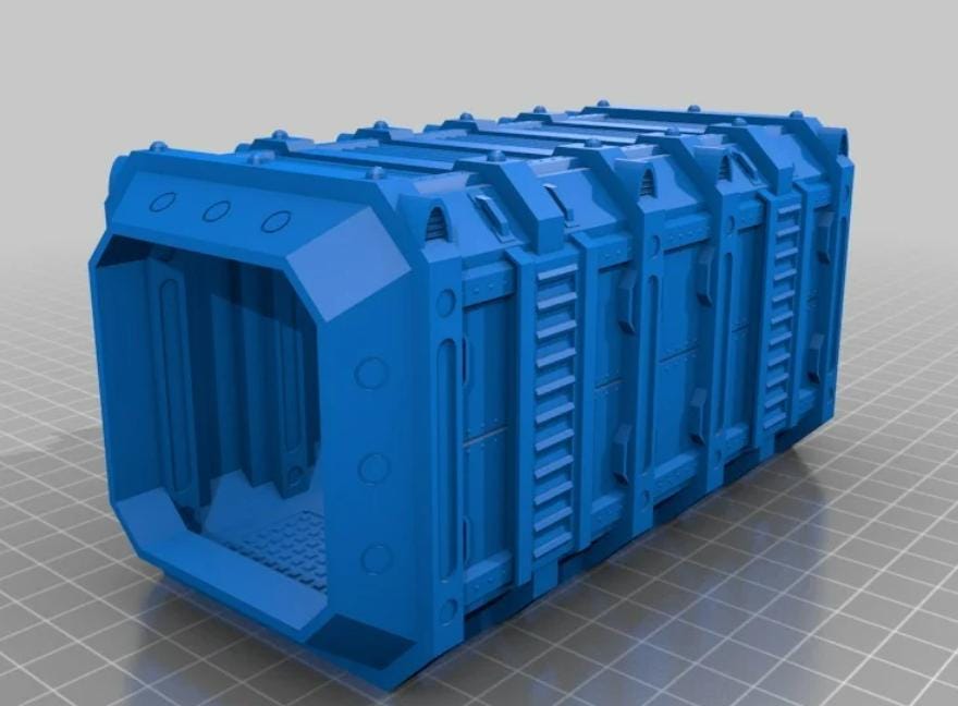 Armored Container - Sci-Fi Terrain
