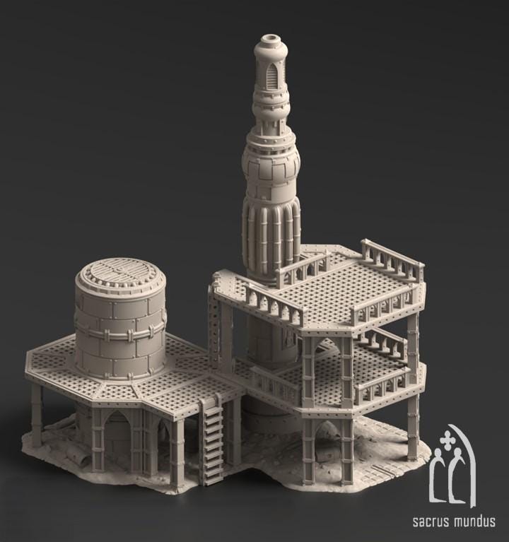 Damochles Industrial Ruins - Sacrus Mundus Terrain