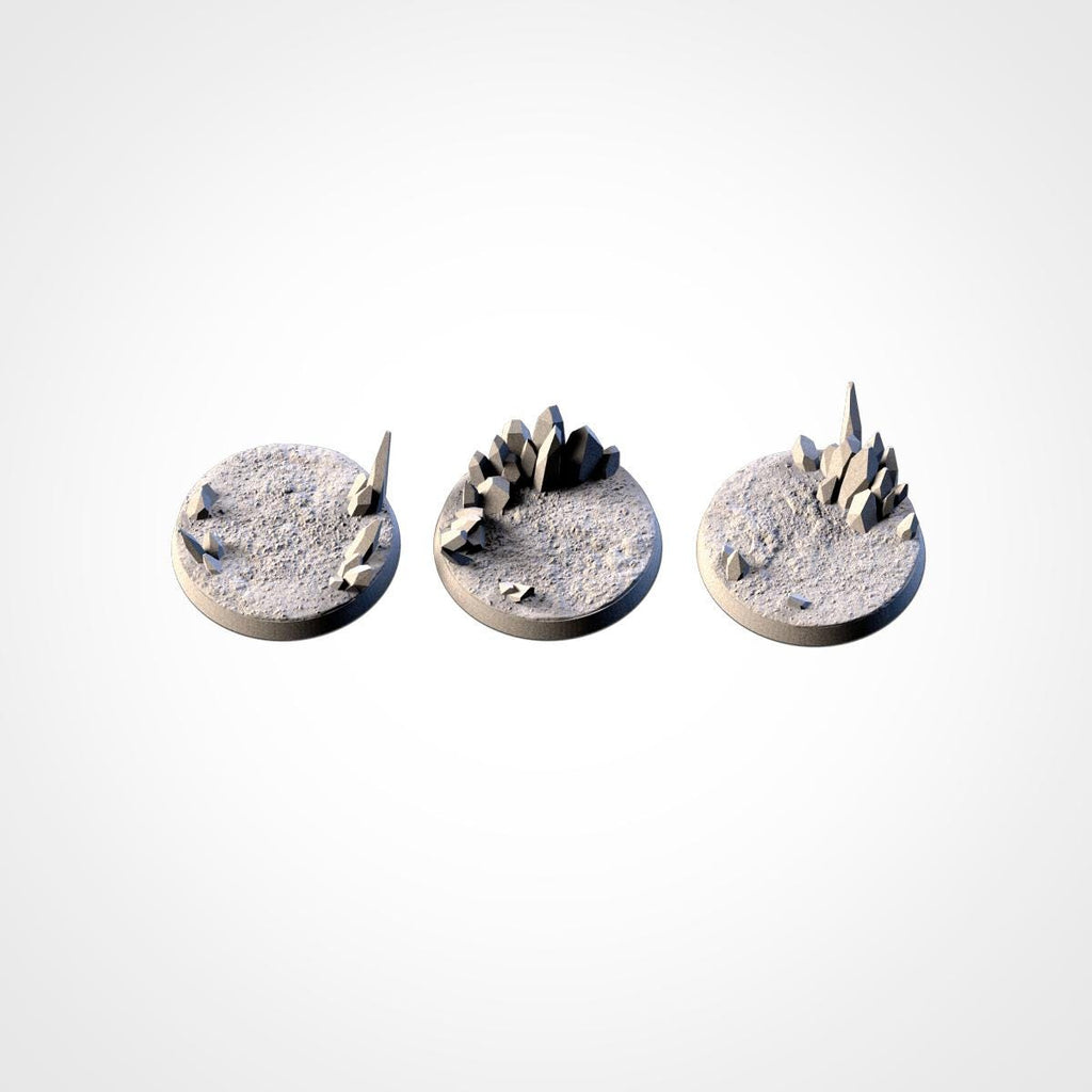 Txarli Factory TOPPERS Alien Glass Bases 25mm/32mm/40mm/50mm/60mm and more / Wargaming
