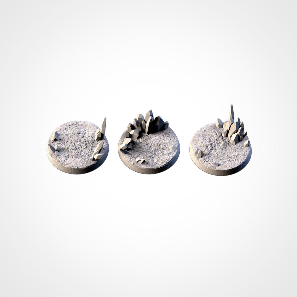 Txarli Factory TOPPERS Alien Glass Bases 25mm/32mm/40mm/50mm/60mm and more / Wargaming