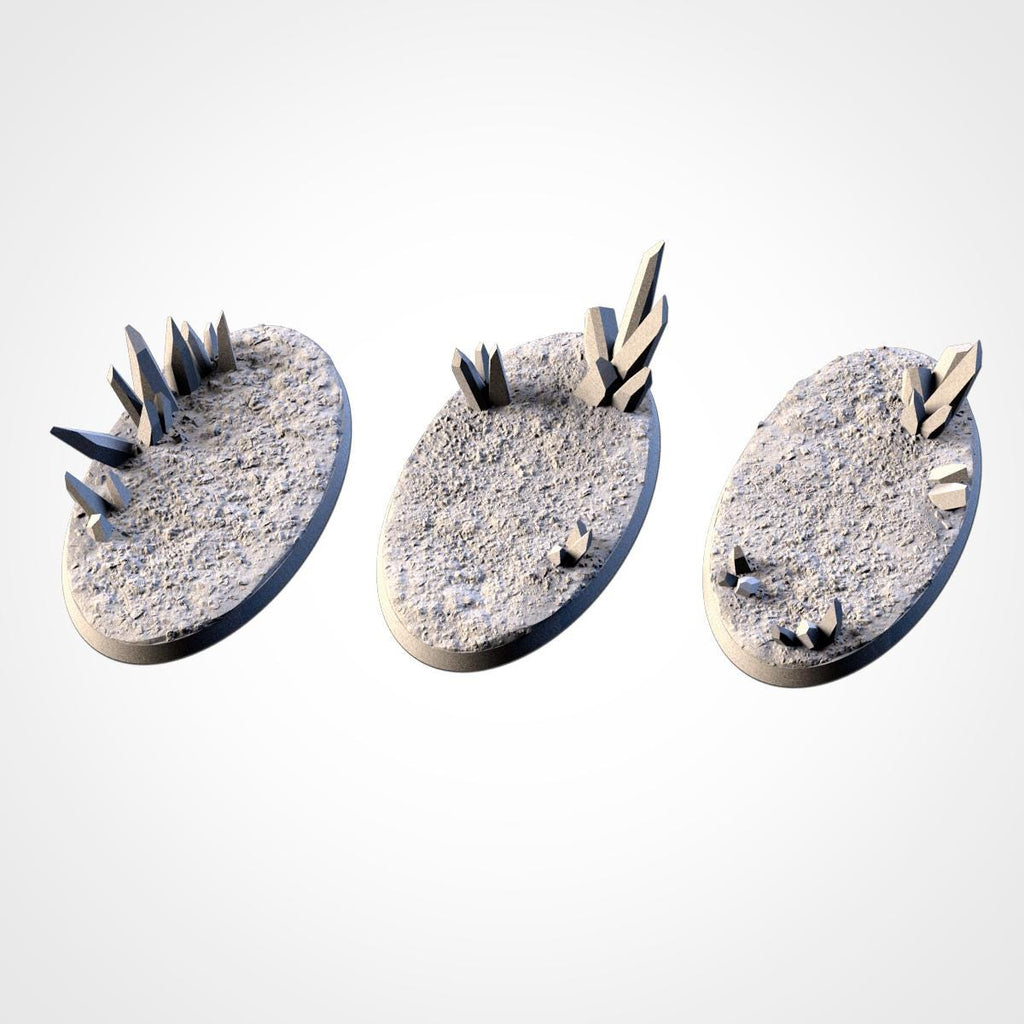 Txarli Factory Alien Glass Bases 25mm/32mm/40mm/50mm/60mm and more / Wargaming