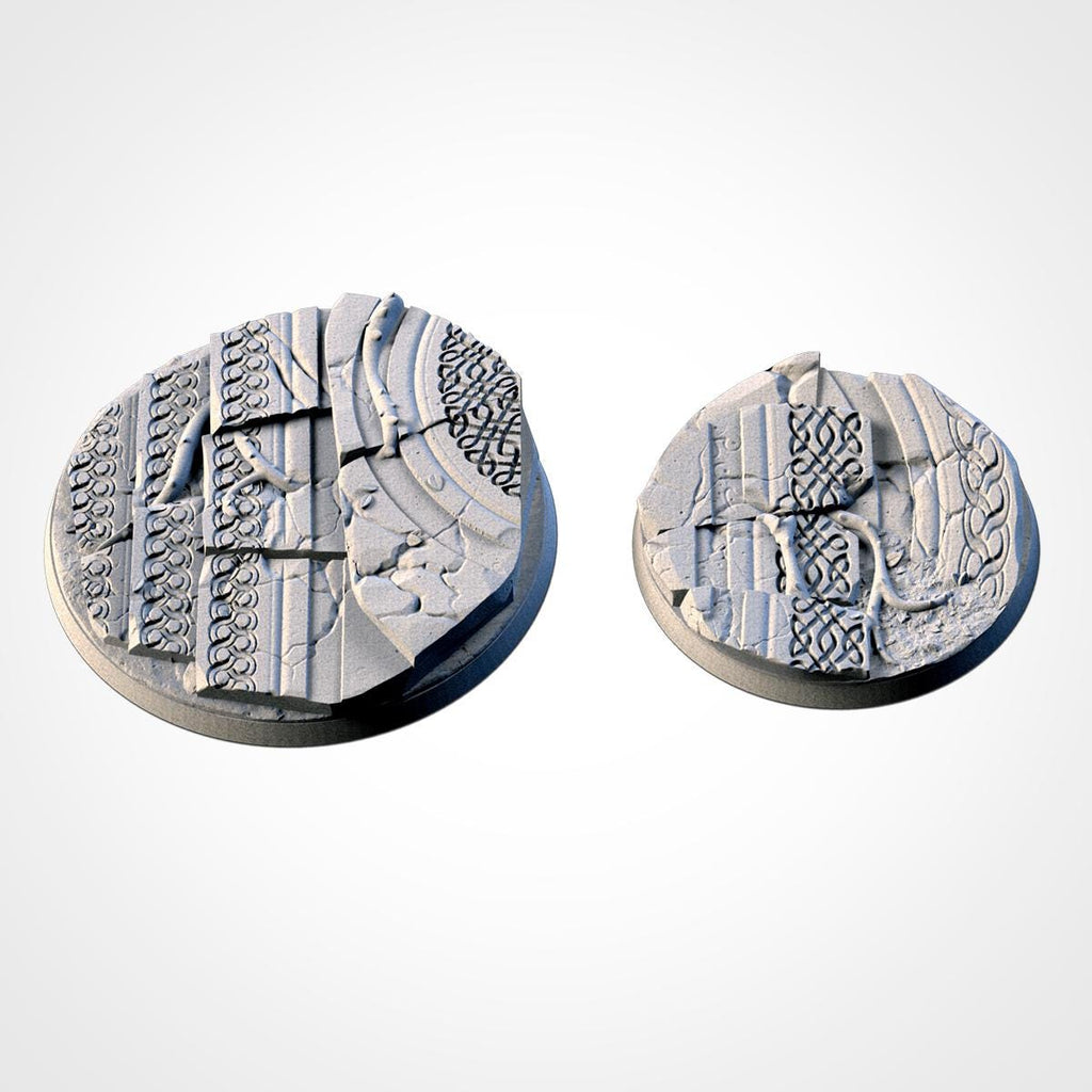 Txarli Factory, Ancestral Ruins Bases 25mm/32mm/40mm/50mm/60mm and more / Wargaming