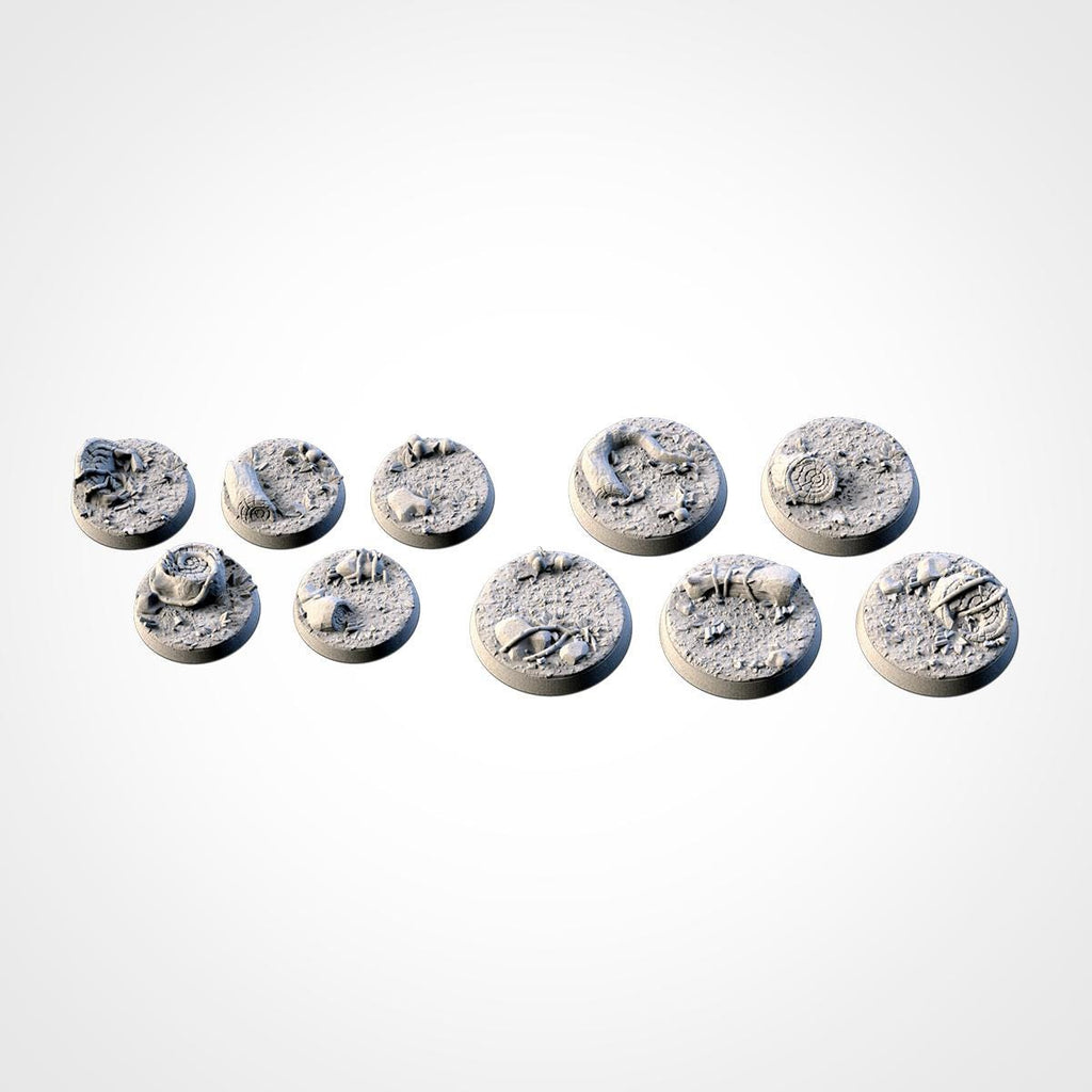 Txarli Factory Forest Bases 25mm/32mm/40mm/50mm/60mm and more / Wargaming