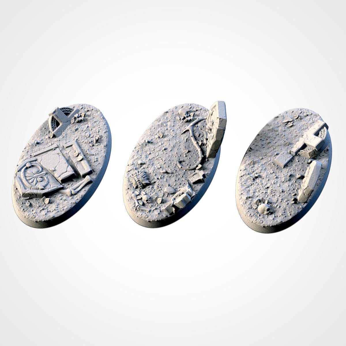 Txarli Factory TOPPERS, Graveyard Bases 25mm/32mm/40mm/50mm/60mm and more / Wargaming / Trench Crusade