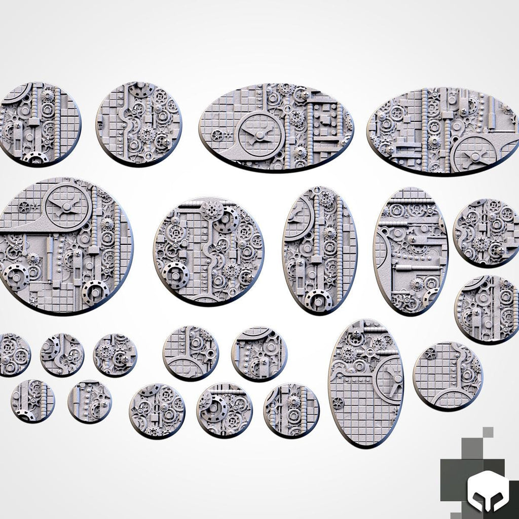 Txarli Factory, Steam Punk Bases 25mm/32mm/40mm/50mm/60mm and more / Wargaming