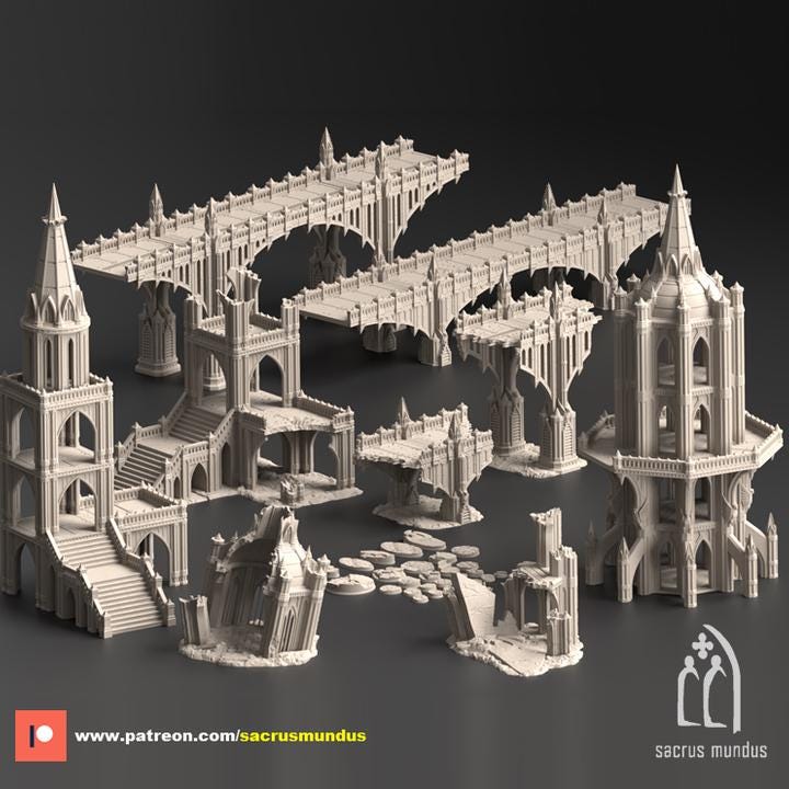 Vertex Tertius - Hive Crossroad - Sacrus Mundus Terrain