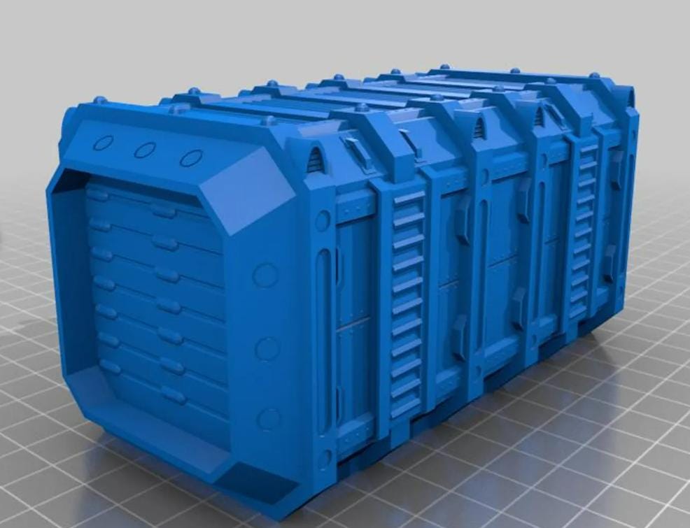 Armored Container - Sci-Fi Terrain