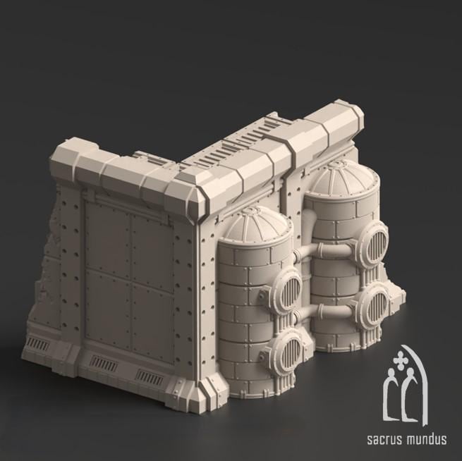 Damochles Industrial Ruins - Sacrus Mundus Terrain