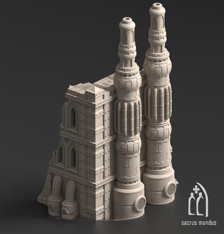 Damochles Industrial Ruins - Sacrus Mundus Terrain