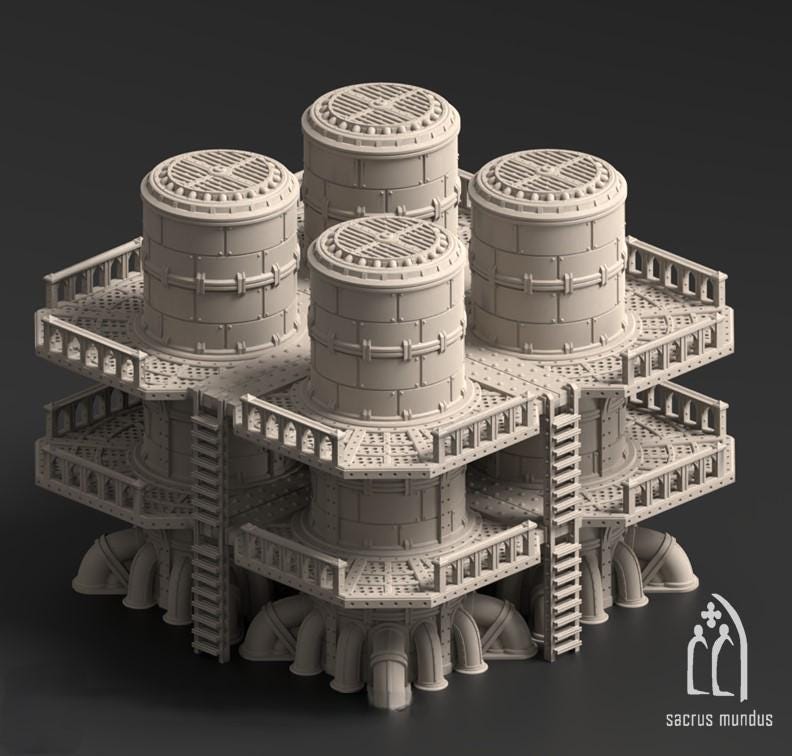 Damochles Industrial Ruins - Sacrus Mundus Terrain