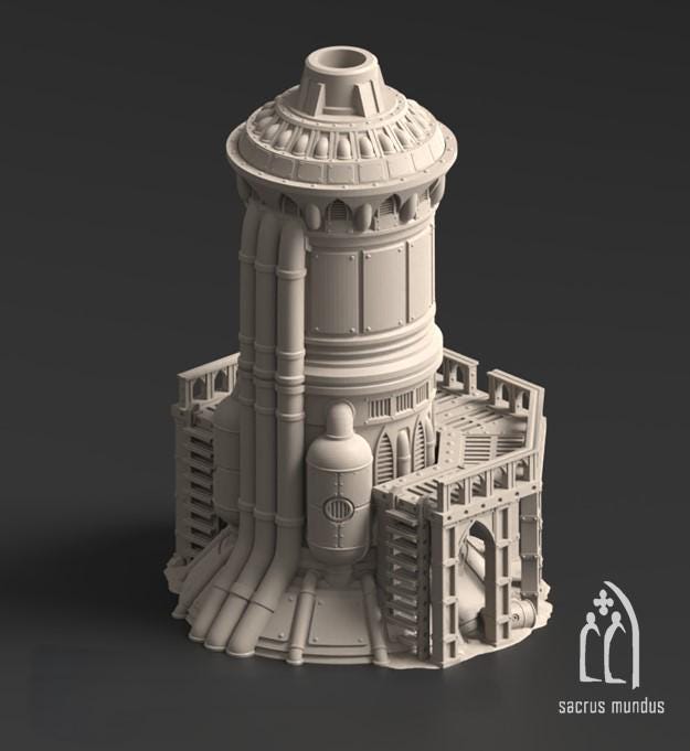 Damochles Industrial Ruins - Sacrus Mundus Terrain