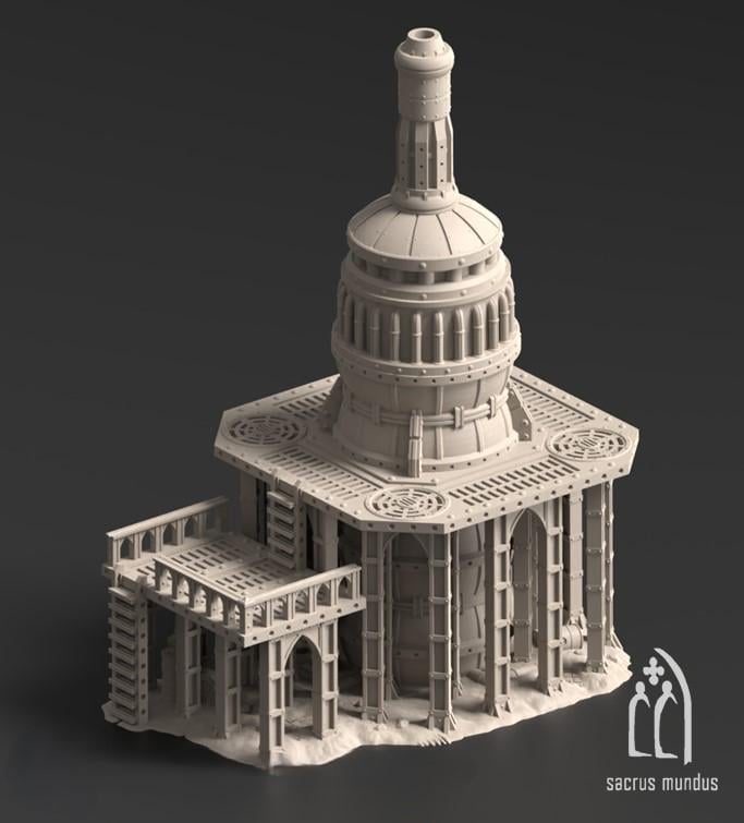 Damochles Industrial Ruins - Sacrus Mundus Terrain