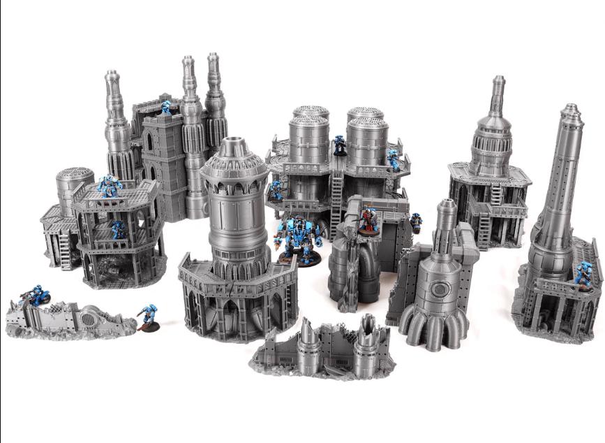 Damochles Industrial Ruins - Sacrus Mundus Terrain