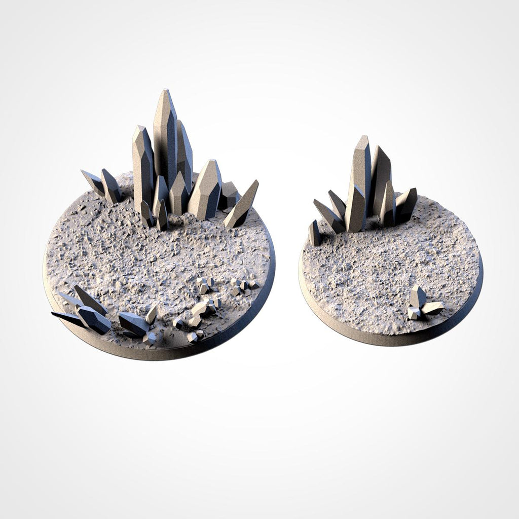 Txarli Factory TOPPERS Alien Glass Bases 25mm/32mm/40mm/50mm/60mm and more / Wargaming