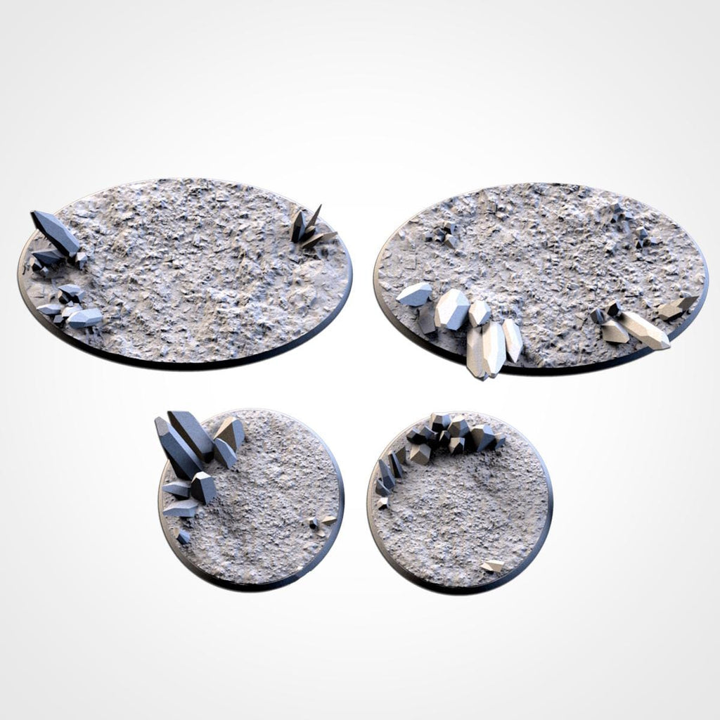 Txarli Factory TOPPERS Alien Glass Bases 25mm/32mm/40mm/50mm/60mm and more / Wargaming