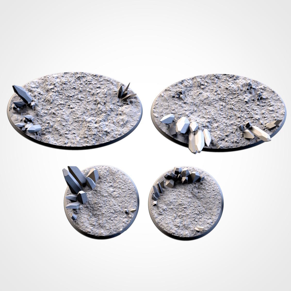 Txarli Factory Alien Glass Bases 25mm/32mm/40mm/50mm/60mm and more / Wargaming