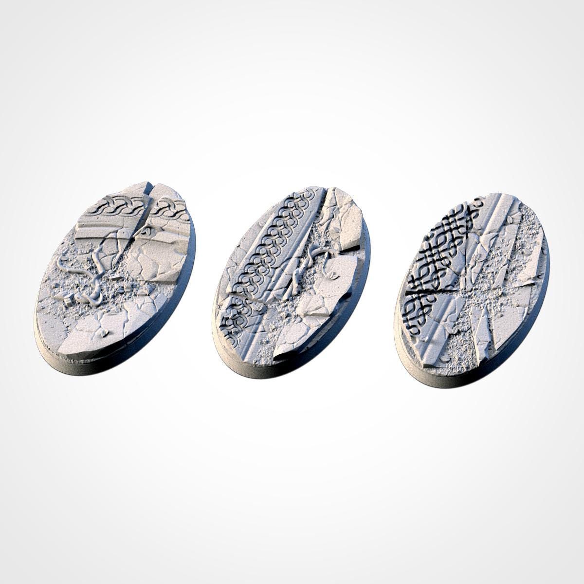 Txarli Factory, Ancestral Ruins Bases 25mm/32mm/40mm/50mm/60mm and more / Wargaming