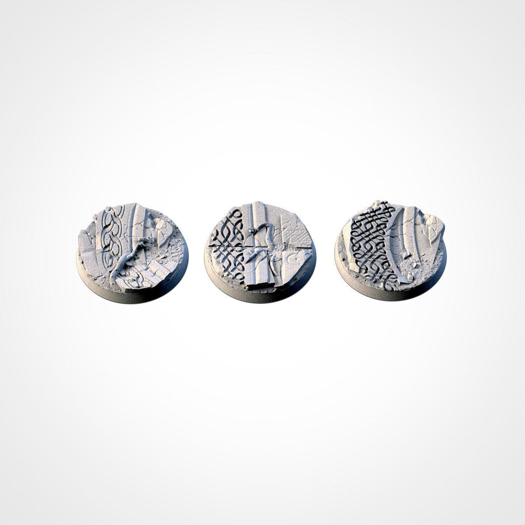 Txarli Factory, Ancestral Ruins Bases 25mm/32mm/40mm/50mm/60mm and more / Wargaming