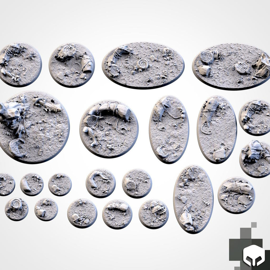 Txarli Factory Forest Bases 25mm/32mm/40mm/50mm/60mm and more / Wargaming