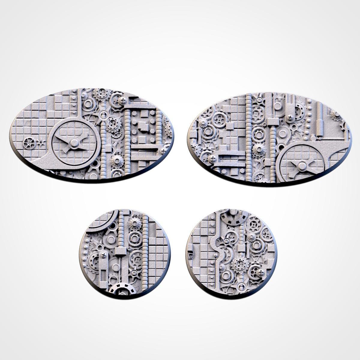 Txarli Factory, Steam Punk Bases 25mm/32mm/40mm/50mm/60mm and more / Wargaming