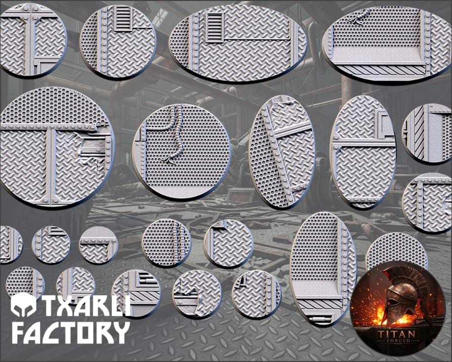 Txarli Factory, Factory Bases 25mm/32mm/40mm/50mm/60mm and more / Wargaming