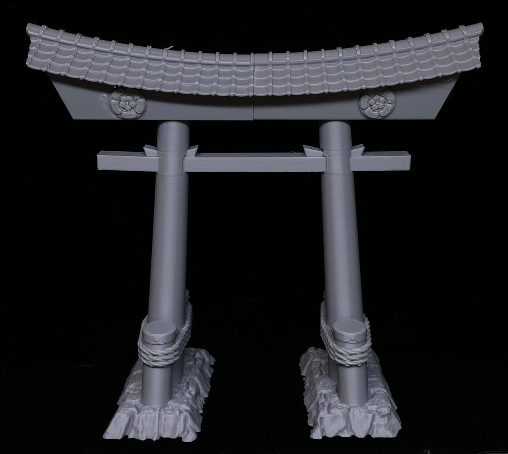 Samurai Large Torii gate 28mm 3D printed terrain test of honour 3DAlienworlds